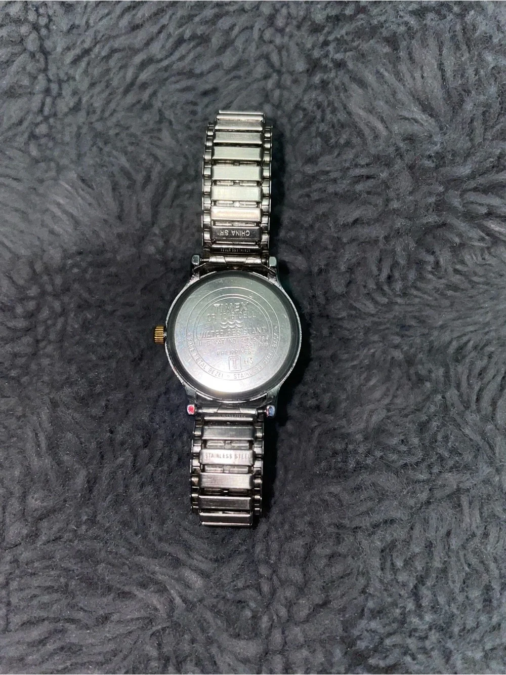Timex Indiglo Two-Tone Silver and Gold Expansion Band, Water Resistant Watch